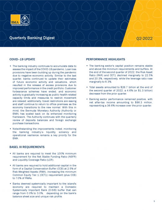 Q2-2022 Quarterly Banking Digest